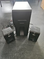 Panasonic Subwoofer  SB-HFS4010 + 2x Speaker System Heimkino Surround Sound