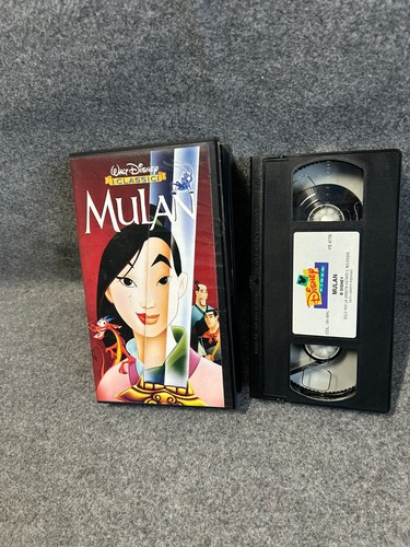 Vhs videokassette mulan - vhs,