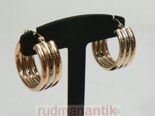 breite CREOLEN GOLD 585 WEISSGOLD ROSEGOLD GELBGOLD - punziert und signiert