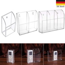Transparenter Acryl-TV-Fernbedienungshalter Organizer-Box Wandhalterung 1/2/3