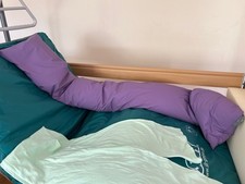 Neuwertig Lagerungskissen 220 cm wasserdicht waschbarer Bezug Altenpflege NP 230