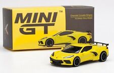CHEVROLET Corvette Stingray - yellow - Mini GT 1:64