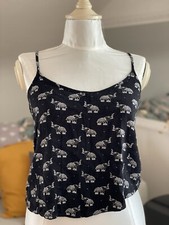 H&M Leichtes Top Schwarz