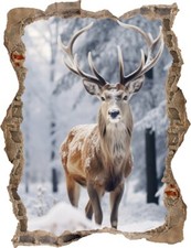 Wandtattoo Hirsch im