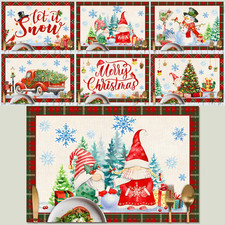 Weihnachten Platzsets 6er Set