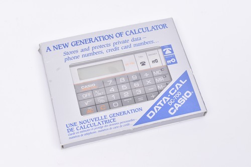 Casio data cal 700 - casio,