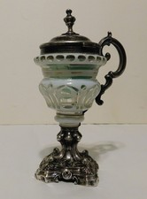 Barockglas  mit silberfasung