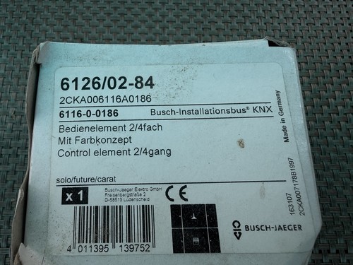Busch jaeger 6126 - busch-jaeger, 6126/02-84