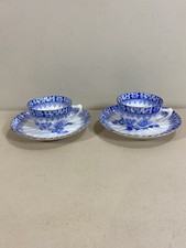 2 Antique Blue & White Echt