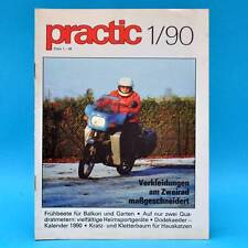 DDR practic 1 1990 Zweirad Gewächshaus SKR 700 Universalschürze Heimsportgerät N