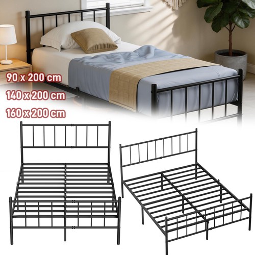 140 160cm metallbett mit - 90/140/160cm,