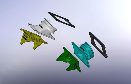Suzuki rgv250 intake manifold - rgv250,