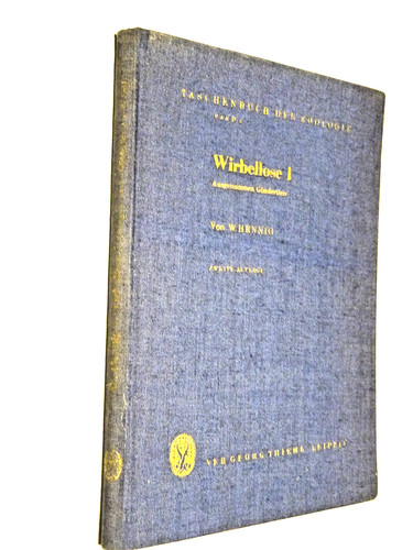 Taschenbuch der zoologie band - zoologie.,
