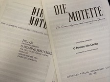 34 x Chornoten gebraucht - Giovanni Gabrieli - O Domine Jesu Christe