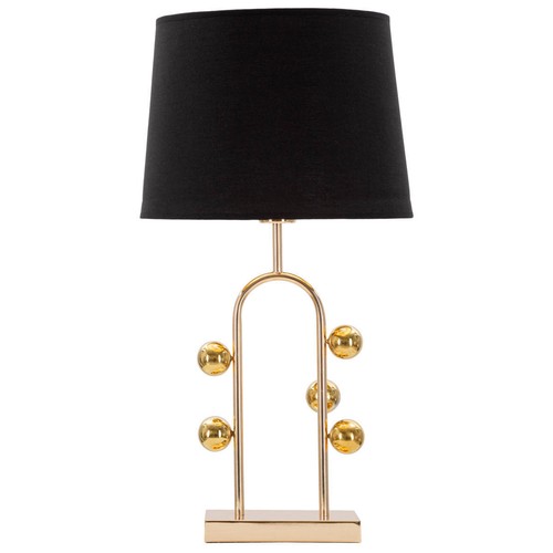 Tischlampe mit goldenen kugeln - tischlampe,