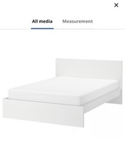 Ikea Malm Bett 140x200 weiß