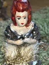 Christbaumschmuck Antik Barocke Frau Nostalgischer Lauscha Baumbehang Ornament