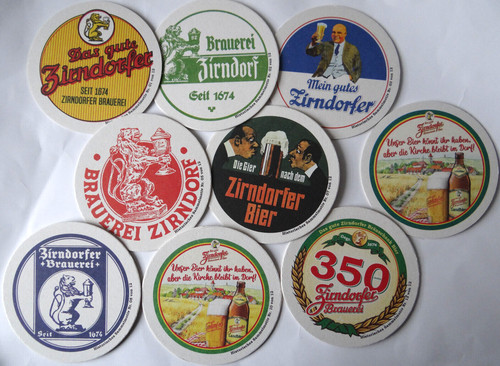 Versch bierdeckel - 9, versch.