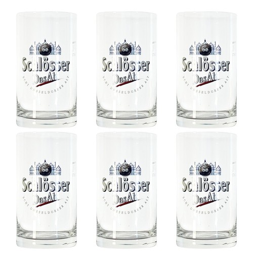 12x schlösser alt - schlösser, bierglas