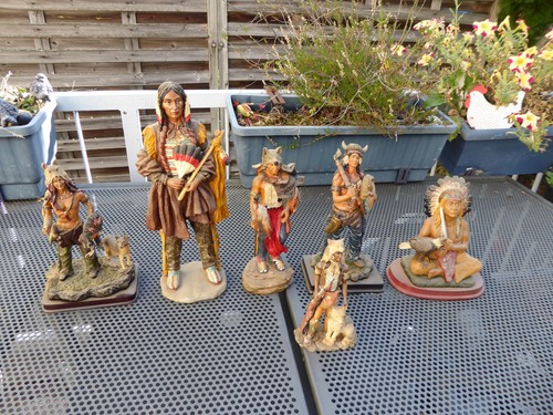 Sammlung indianer figuren - sammlung,