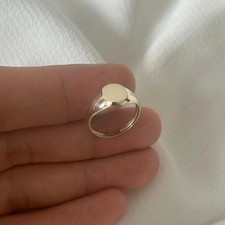 Ovaler Siegelring Herren 9 kt