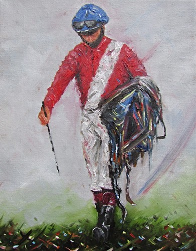 Jockey pferderennen original - jockey,