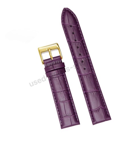Uhrenarmband lila leder - uhrenarmband,