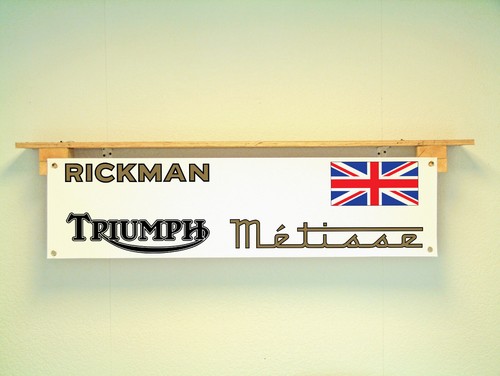 Rickman triumph metisse banner - rickman,