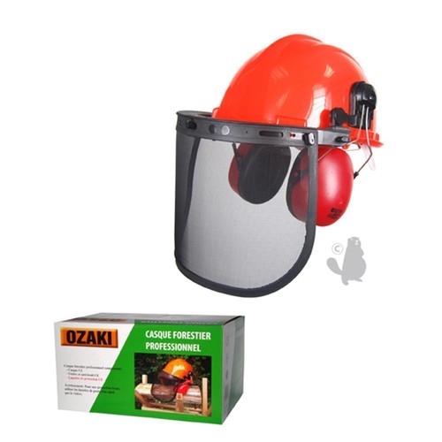 Forstschutzhelm mit gesichts - forstschutzhelm,