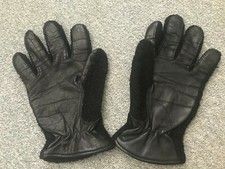 Alte Leder Handschuhe warm