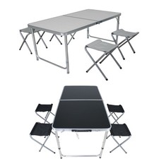 5-tlg. Alu Campingset klappbar