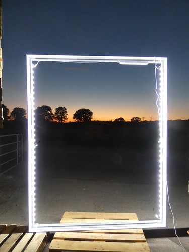 Leuchtrahmen display messe - display,