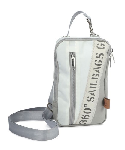 Handytasche nautik weiss grau - weiss,