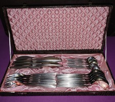 DDR 24 teiliges - DDR Besteck im Original Besteck Kasten VINTAGE OSTALGIE 