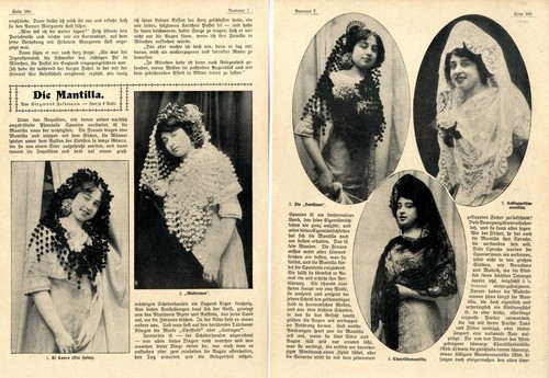Die mantilla der typisch - der,