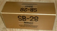 NIKON SB-28 AUFSTECKBLITZ - SPEEDLIGHT ELEKTRONENBLITZGERÄT IM ORIGINAL KARTON