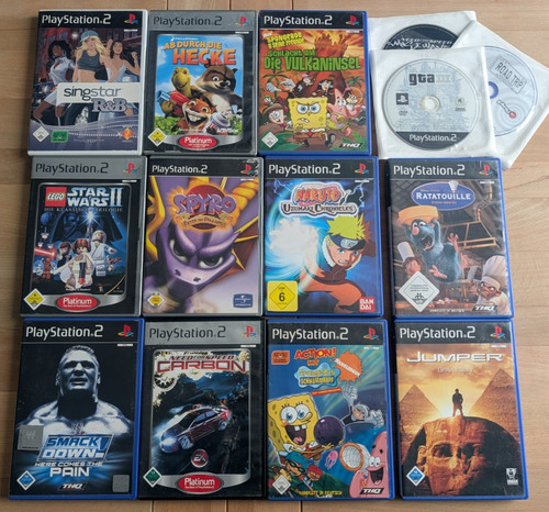 Ps2 spiele sammlung hüllen - ps2,