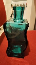 Flasche Grüne Glasflasche Vintage Schwer Toll. 