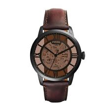 Fossil TOWNSMAN AUTOMATIK Uhr Herrenuhr Lederarmband braun ME3098