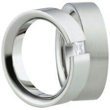 Paar Ringe Freundschaftsringe Partnerringe Verlobungsringe Edelstahl mit Gravur 