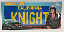Knight Rider K.I.T.T. Nummernschild Plate Schild David Hasselhoff Replika