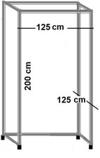 Freistehende Umkleidekabine