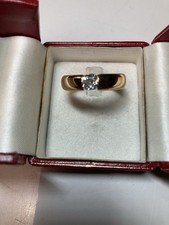 585 Gelbgold  Spannring  mit