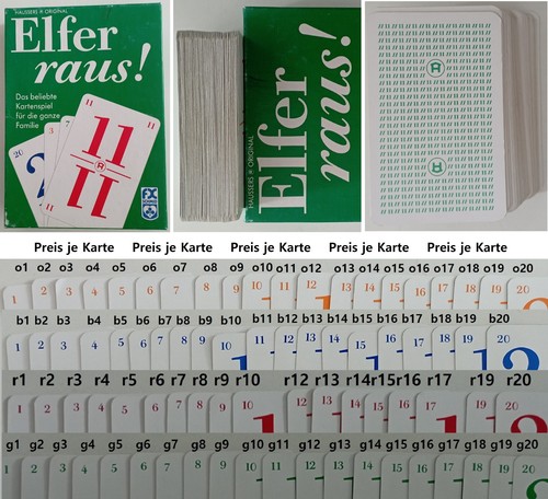 Ersatzkerte aus elfer raus - ersatzkerte,