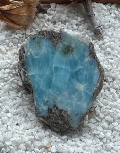 Larimar scheibe heilstein - larimar,