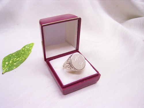 835 silber siegelring - 835,