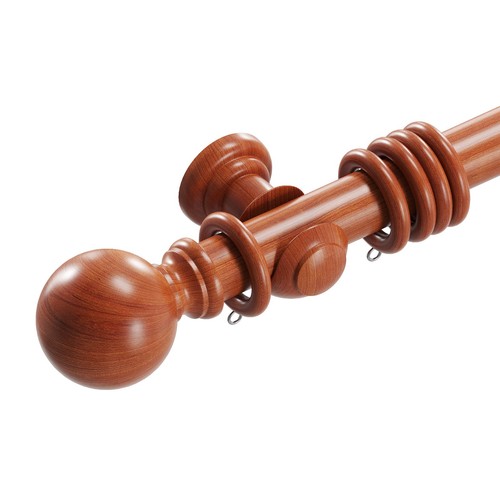 Gardinenstangen set aus holz - aus,