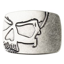 GÜRTELSCHNALLE METAL SKULL