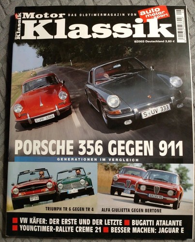 Motor klassik 2003 - 8/2003, porsche