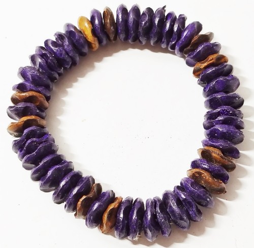 Holz armband lila surfer - holz,